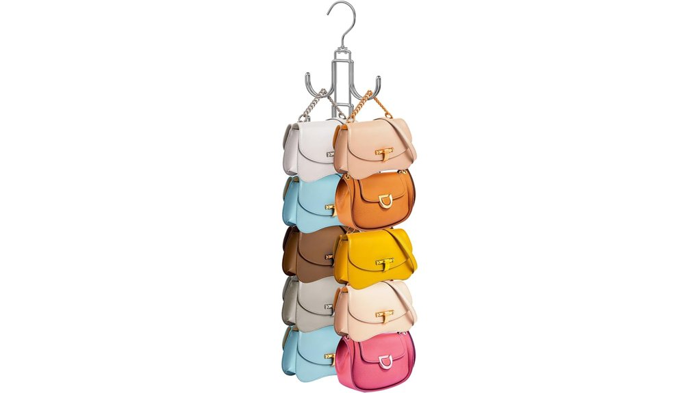 10 hook purse organizer hanger