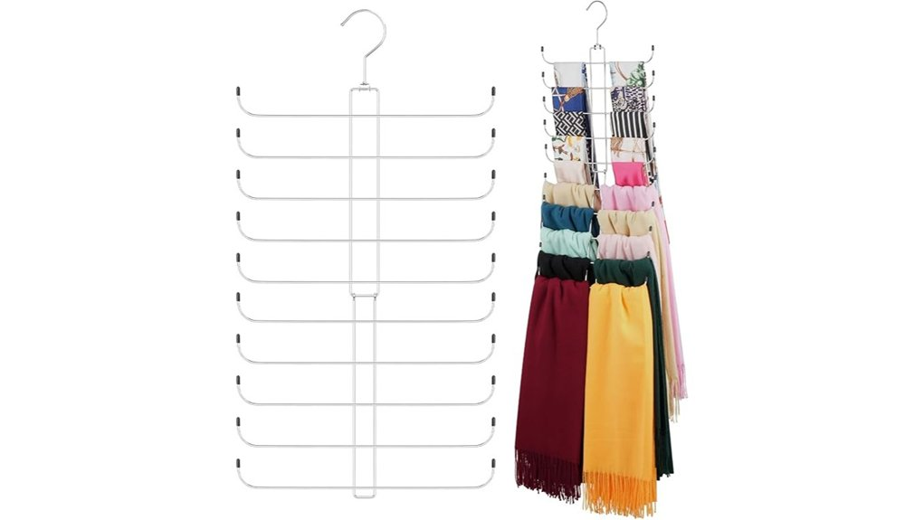 20 scarf closet organizer