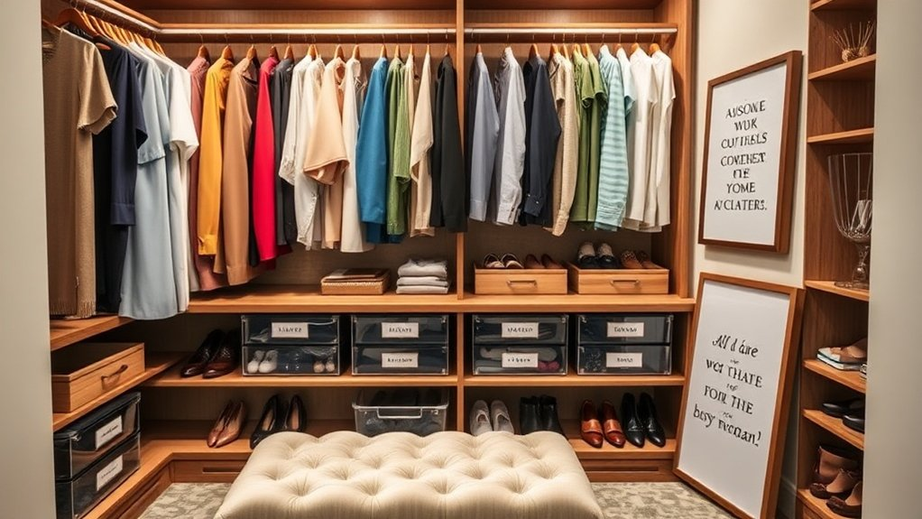 achievable closet organization goals