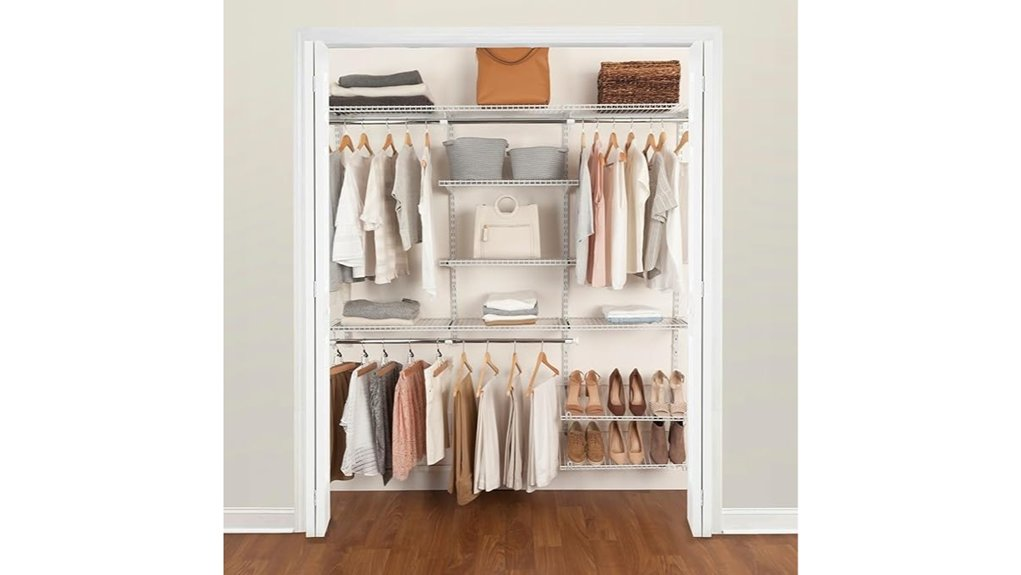 adjustable closet storage solution