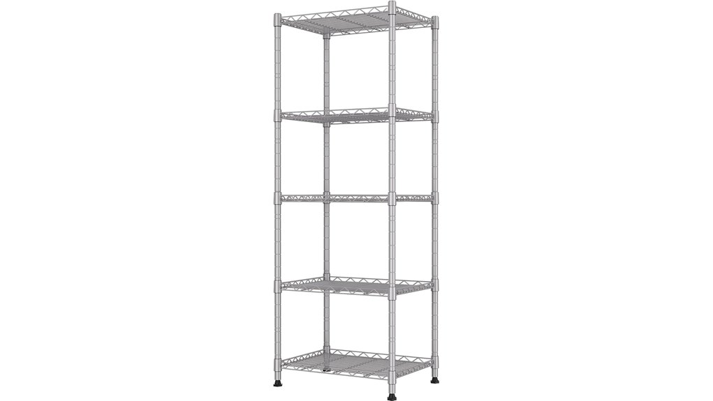 adjustable metal storage rack