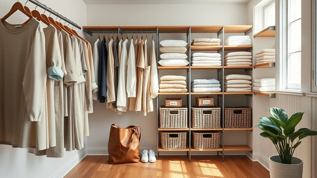 aesthetic closet organization tips