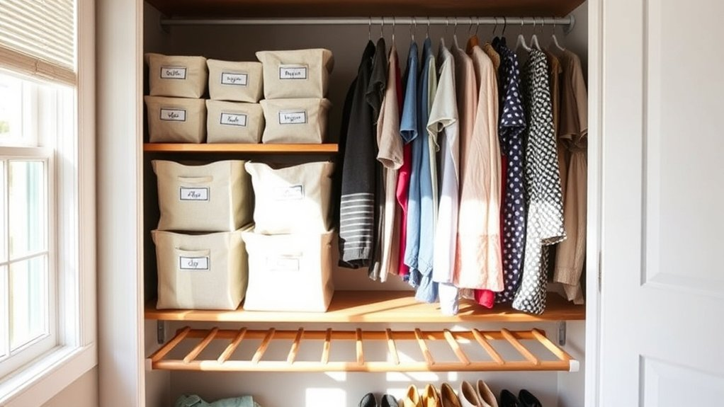 affordable diy closet organization