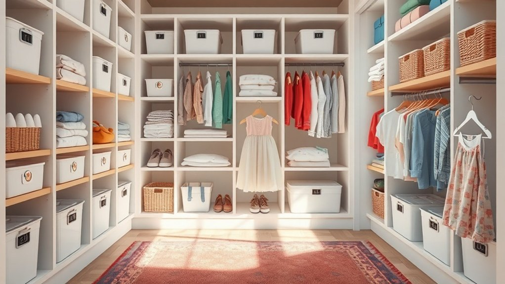 age appropriate closet organization tips