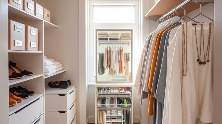 apartment closet organization tips