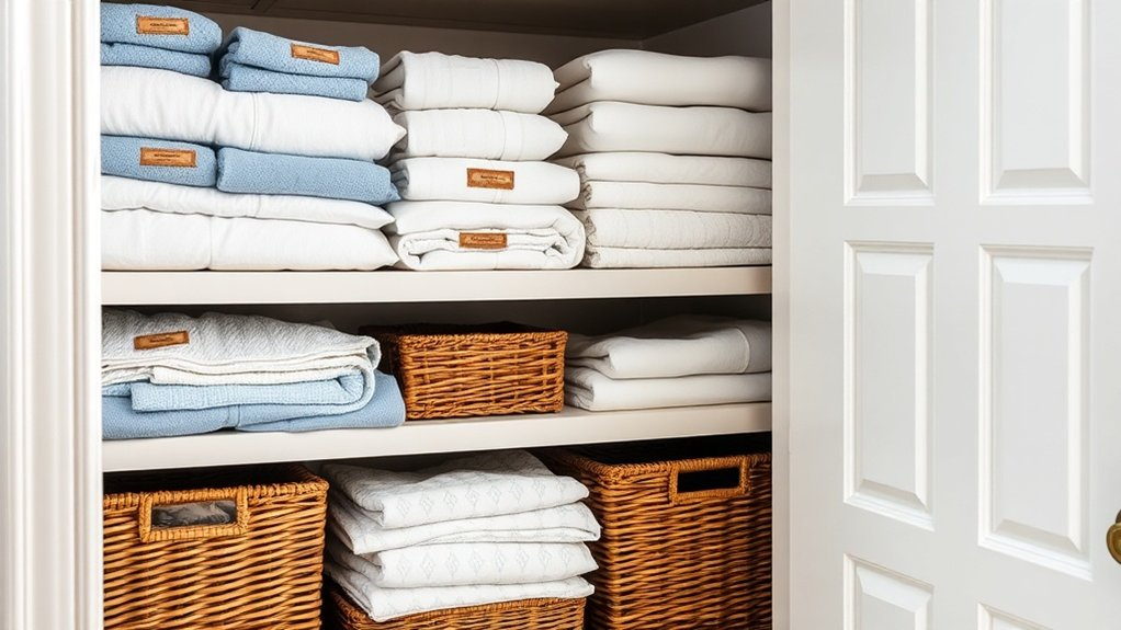 assess and optimize linen closet
