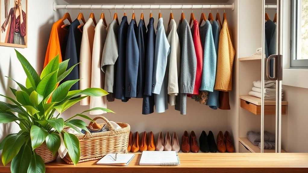 assess and organize wardrobe effectively