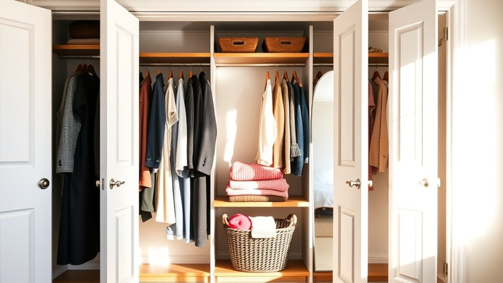assess and organize wardrobe needs