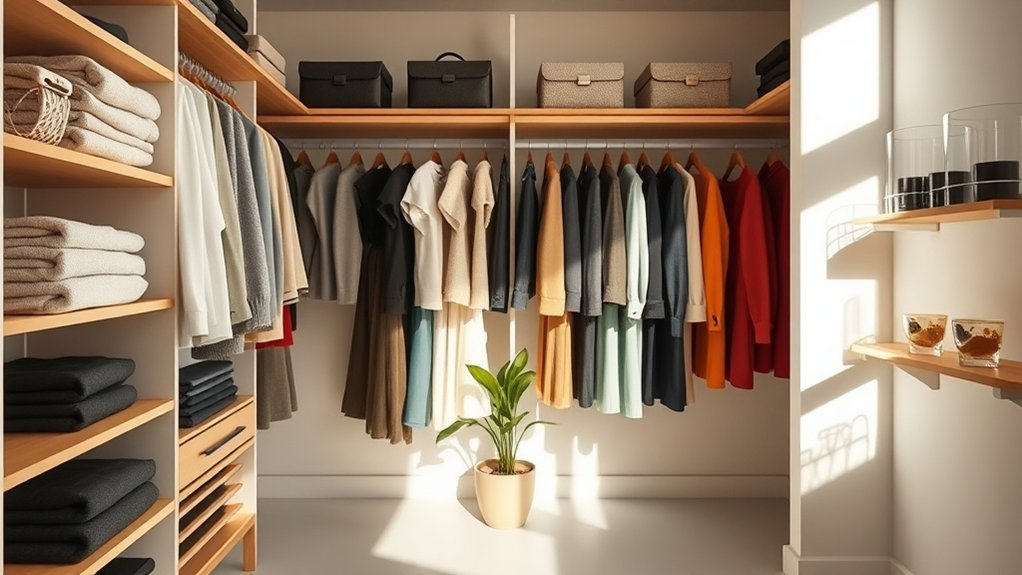 assess closet space and organization
