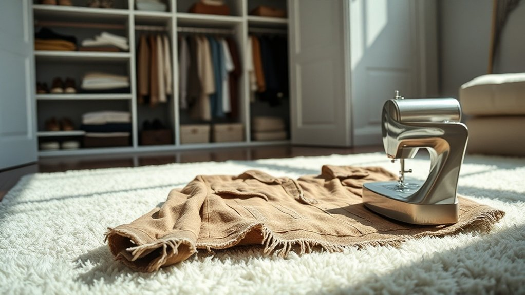 assess clothing condition carefully