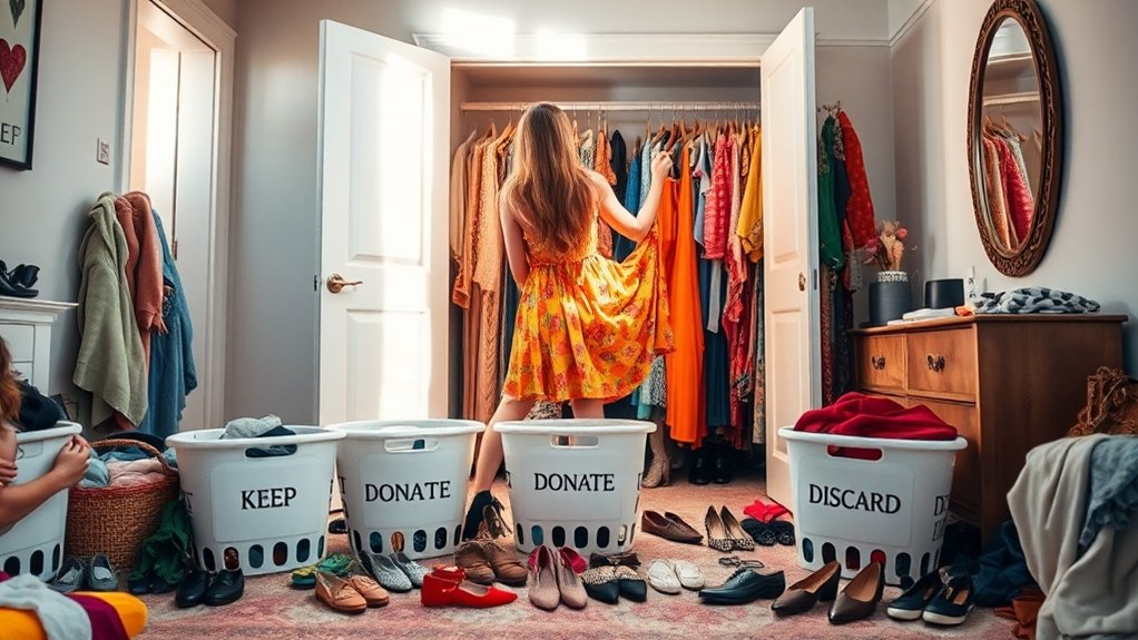 assess sort keep donate