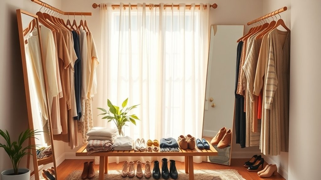 assess wardrobe streamline essentials