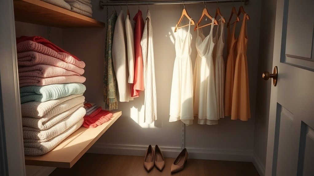 assessing closet inventory thoughtfully