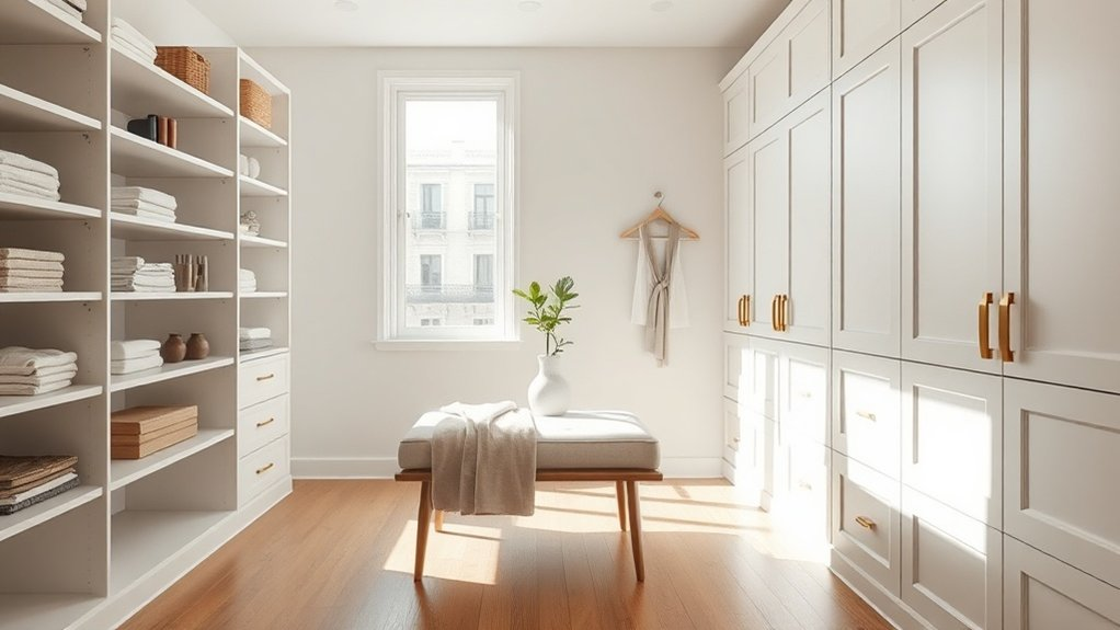 balanced closet organization strategies