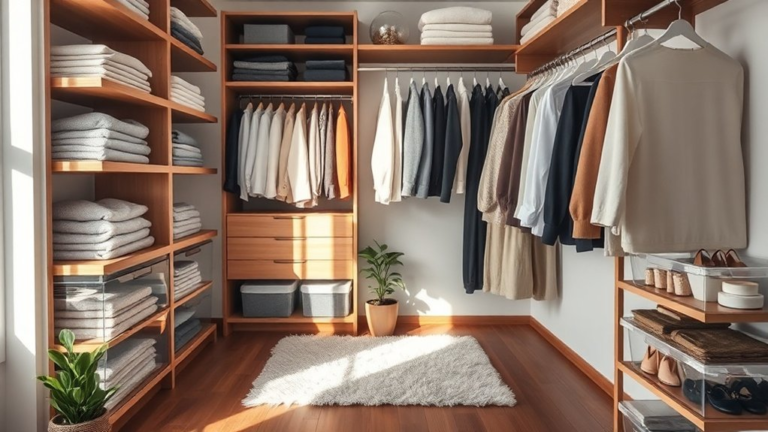 balanced closet storage solutions