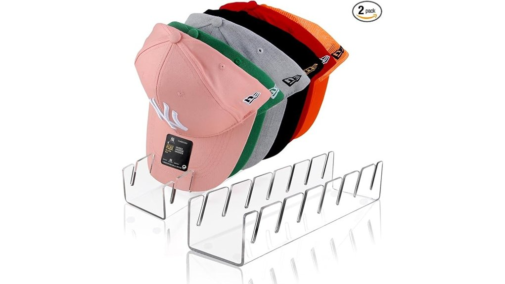 baseball cap display organizer