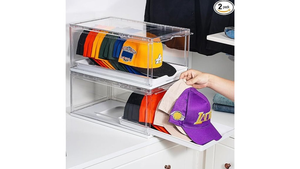 baseball cap storage solution