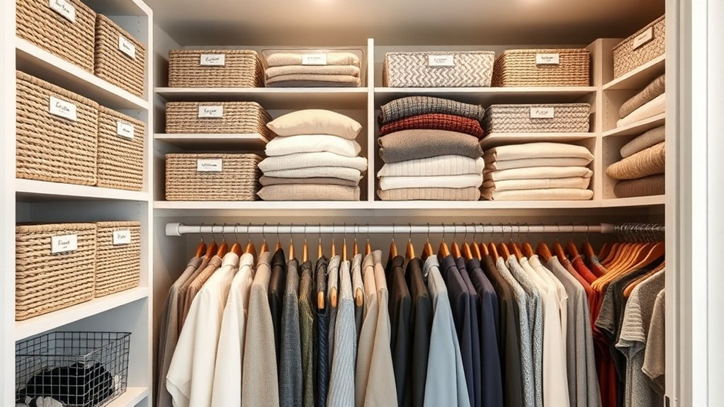 baskets and bins organization