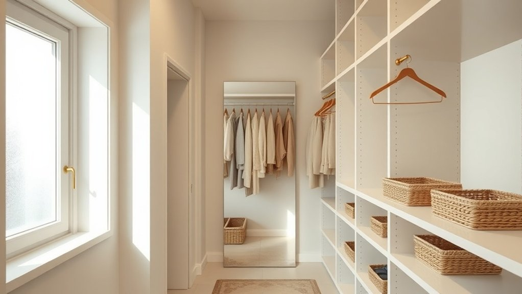 brighten and organize closets