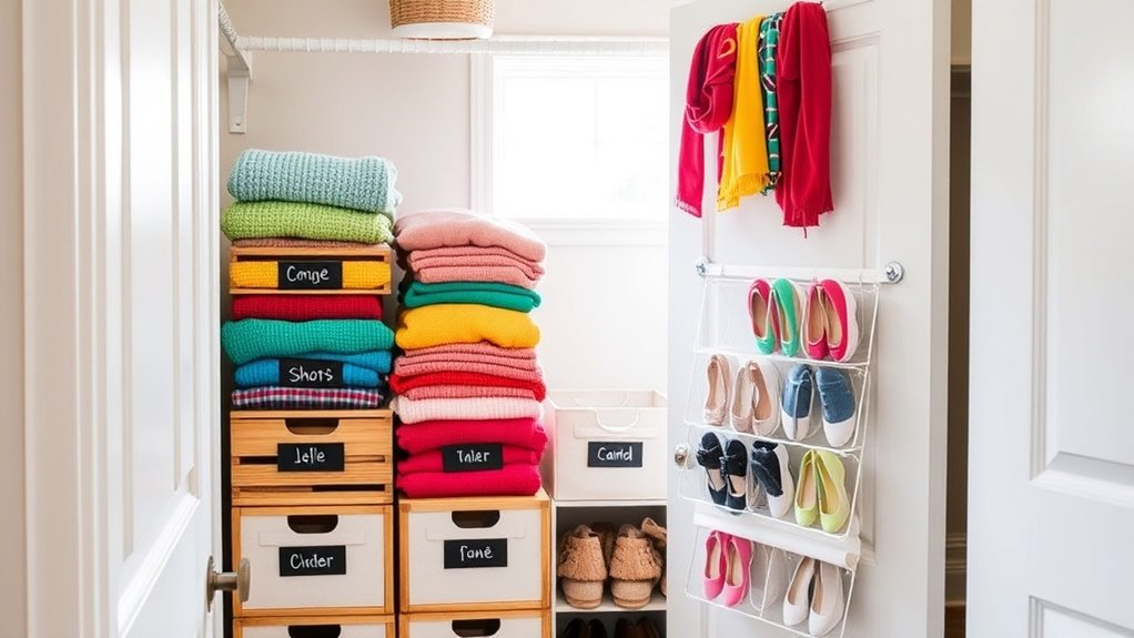 budget friendly closet organization