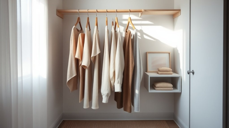 calm closet organization tips