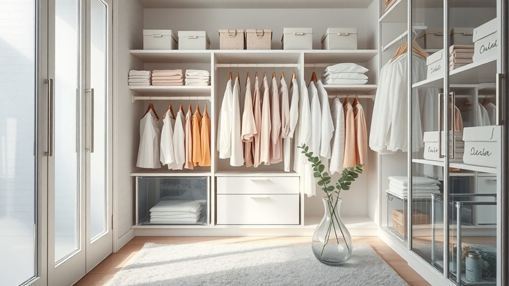 calm closet organization tips
