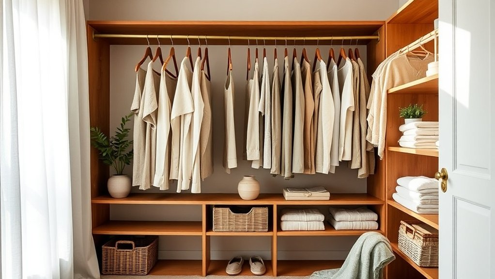 calm clutter free closet solutions