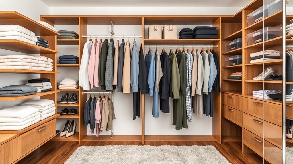 calm through organized spaces