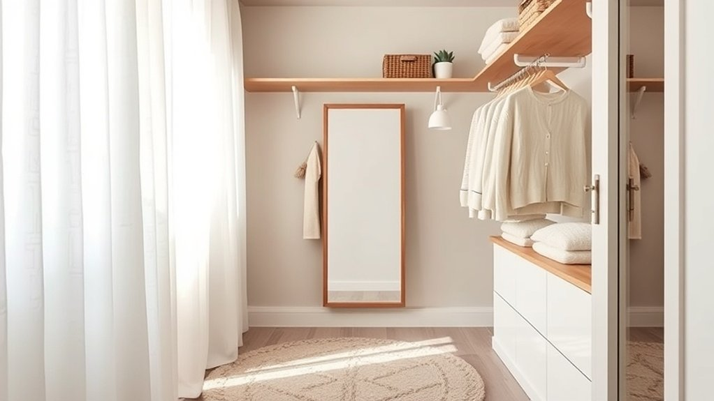calming closet design choices