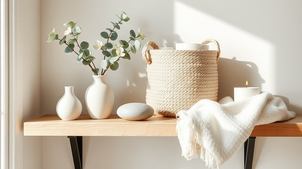 calming oasis with organization