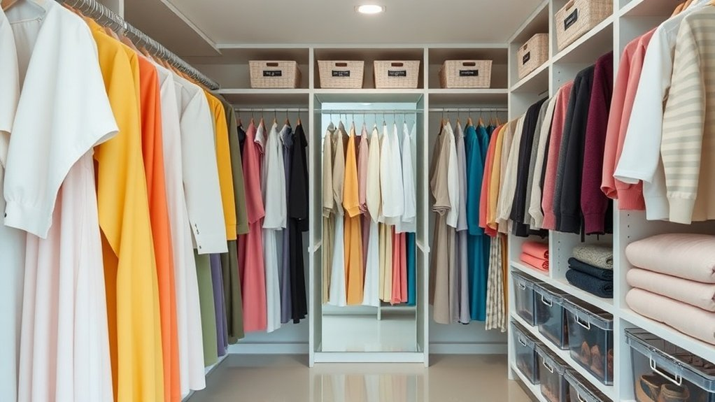 categorize wardrobe for accessibility