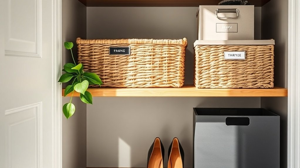 charming organized closet solutions