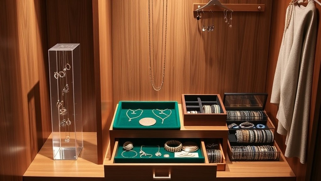 chic and tidy jewelry organizers