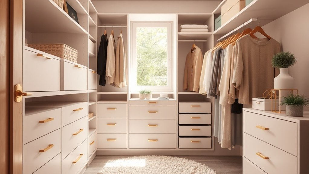 chic closet organization solutions