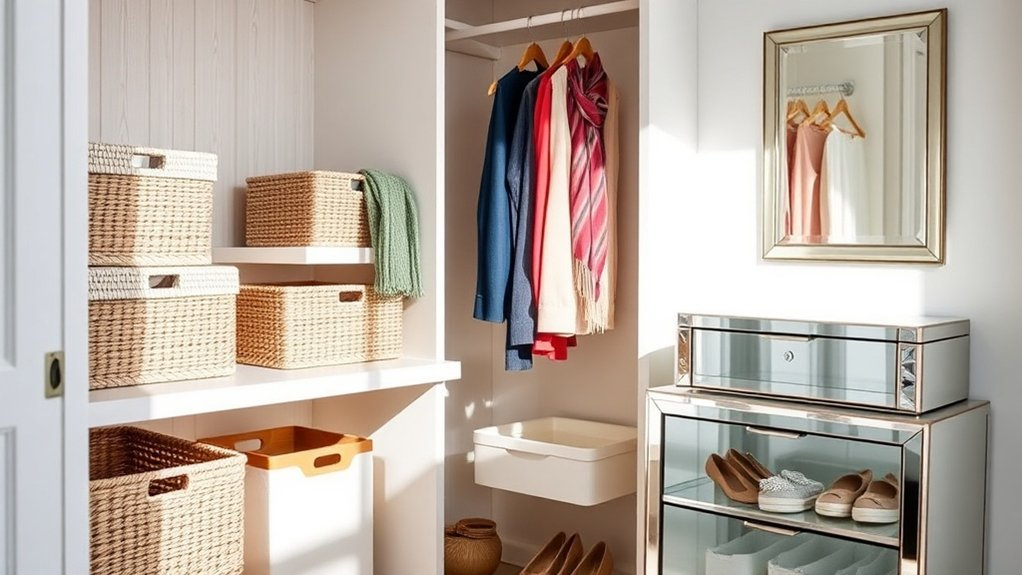 chic storage for organized spaces