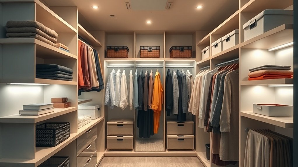 choose efficient closet organization