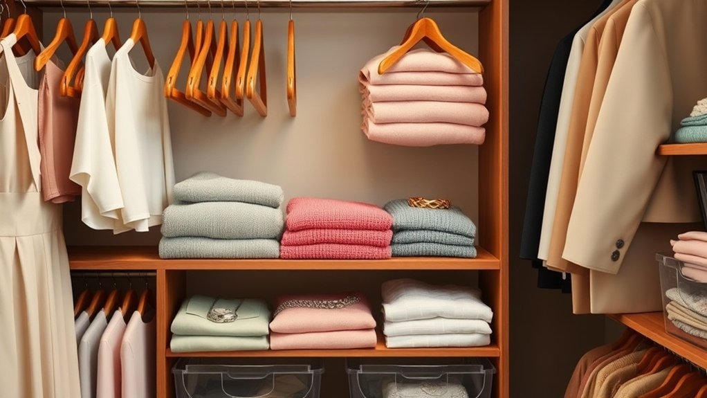 choose hangers and organizers