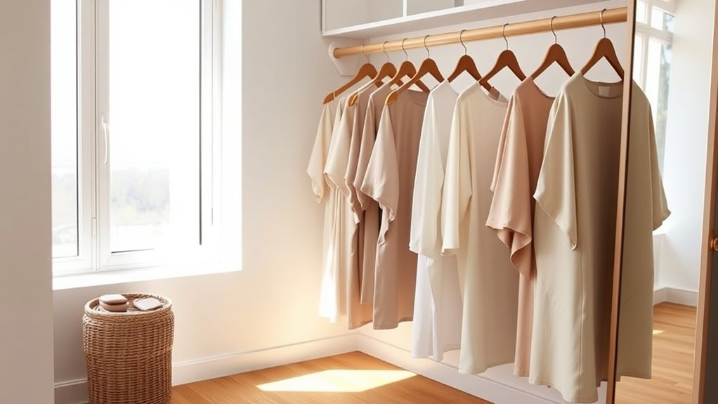 clarity through closet minimalism