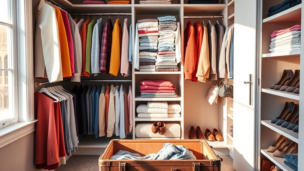 clear closet easier packing