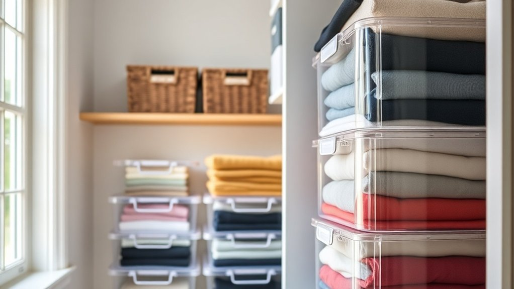 clear organized storage solutions