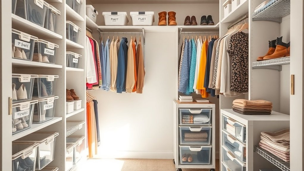 clear storage for visibility