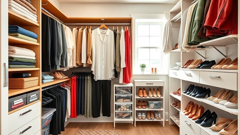 clever closet storage solutions