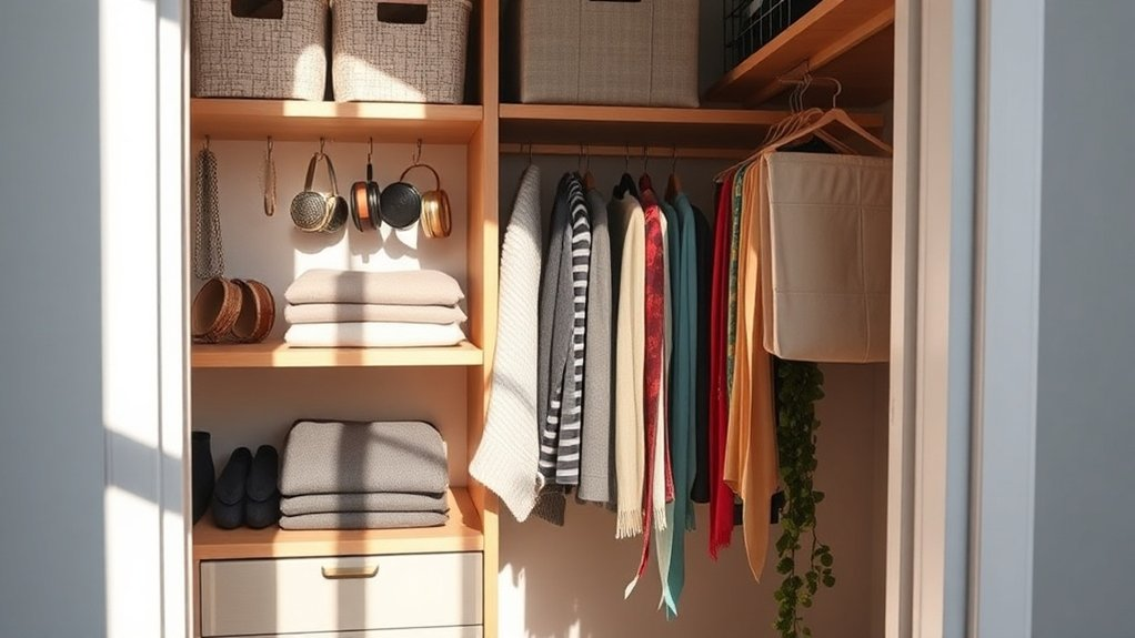 clever storage for small spaces
