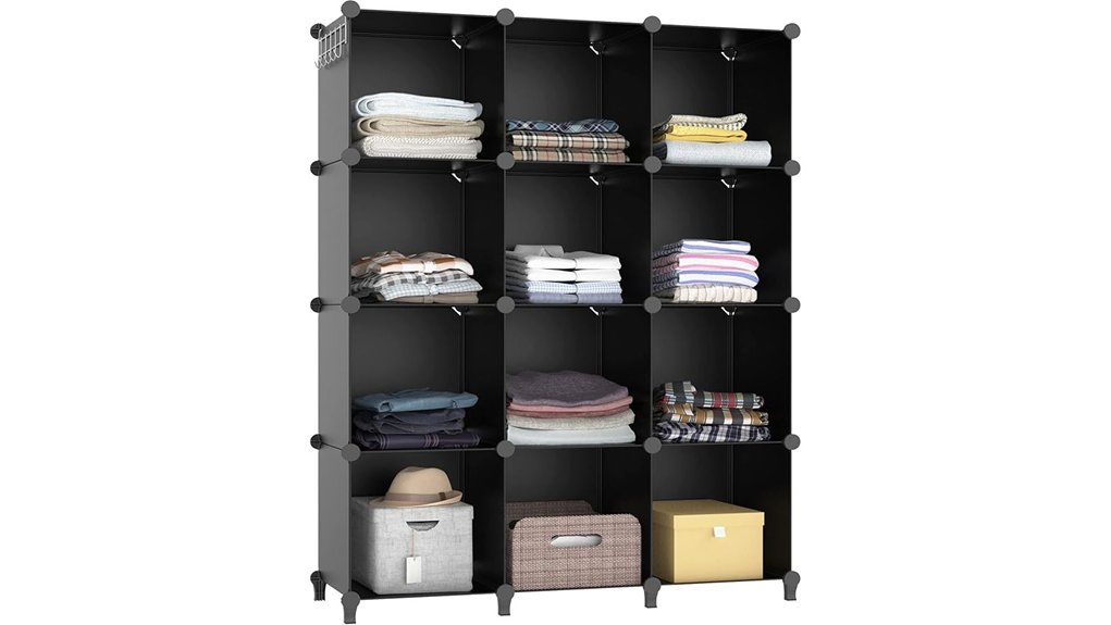closet and cube organization