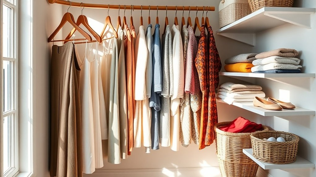 closet inventory and organization
