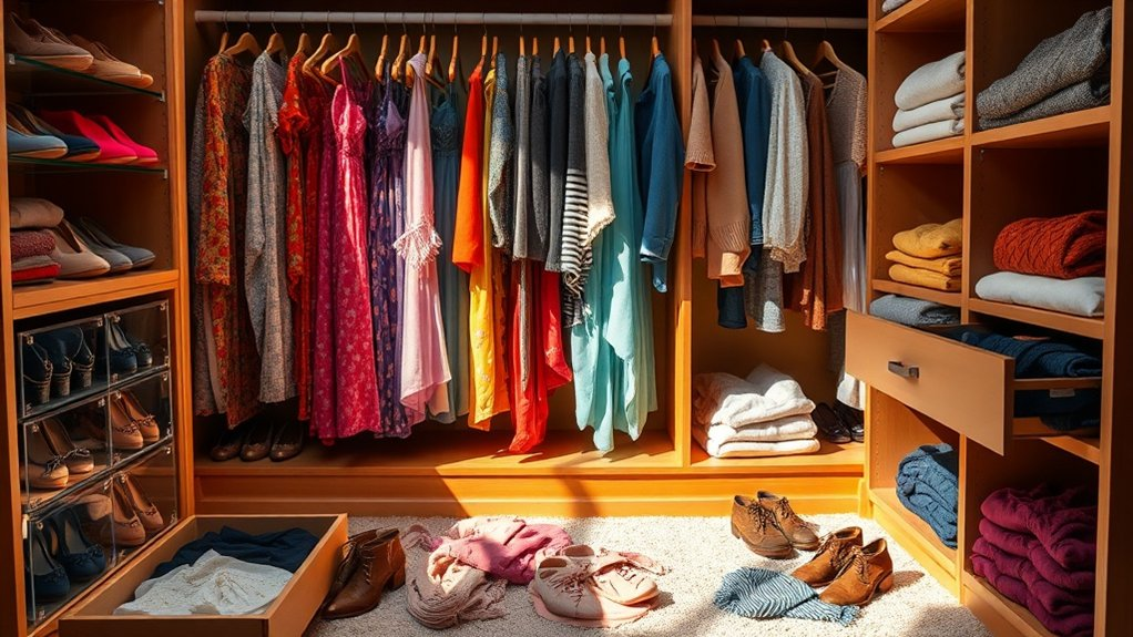closet organization and assessment
