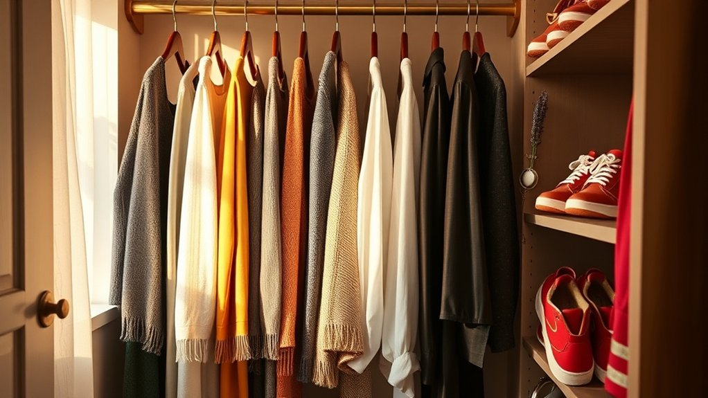 closet organization and care