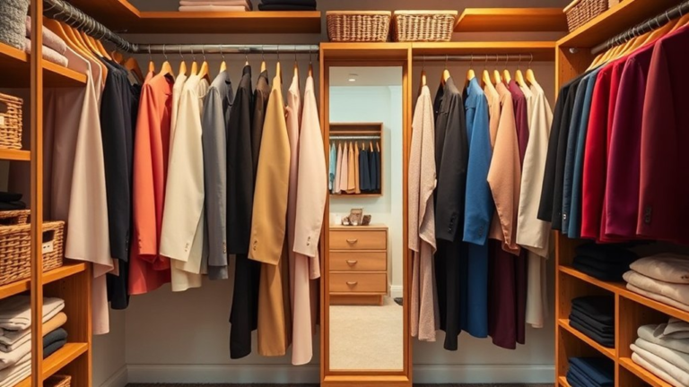 closet organization for busy women