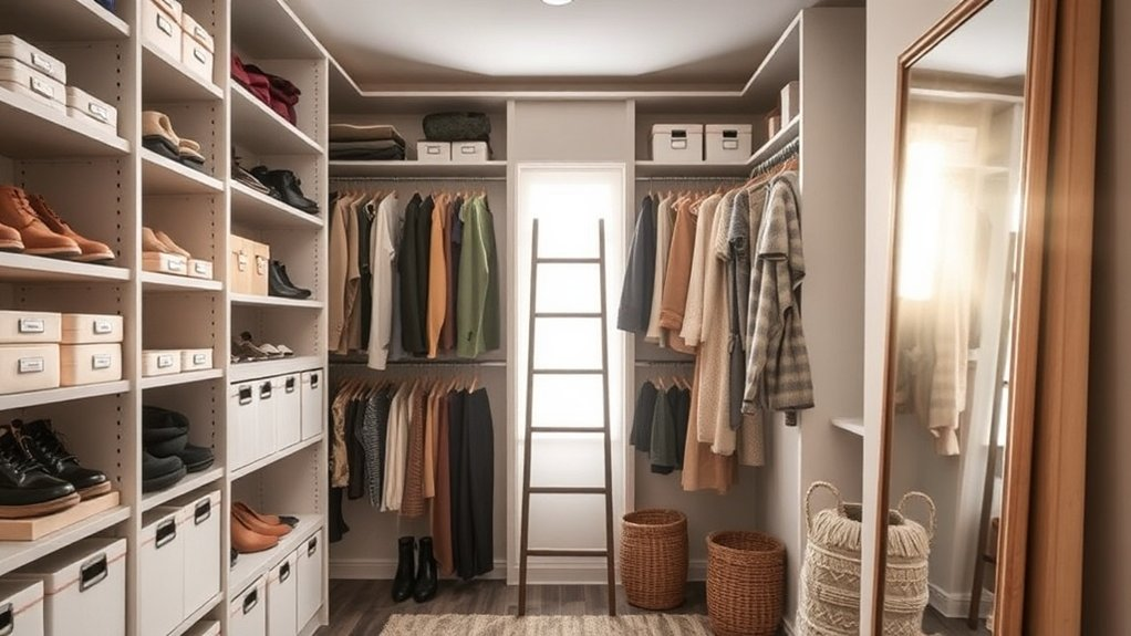 closet organization space evaluation
