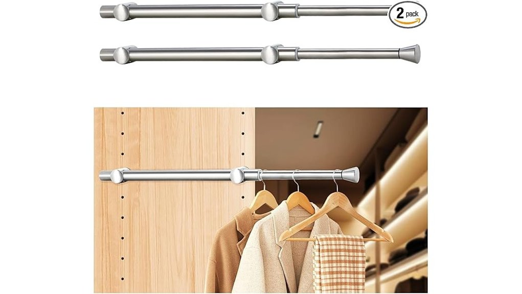 closet organization valet rods